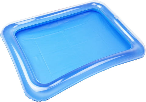 4-Pack Inflatable Ice Serving Bar Coolers for Parties, Salad BBQ Picnic Ice Food Drinks Buffet Server Tray for Indoor Outdoor Party