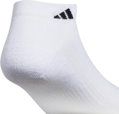 adidas Men's Athletic Cushioned Low Cut Socks with Arch Compression for a Secure Fit (6-Pair)