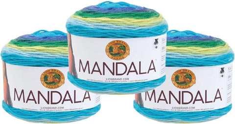 (1 Skein) Lion Brand Yarn Mandala Yarn, Troll