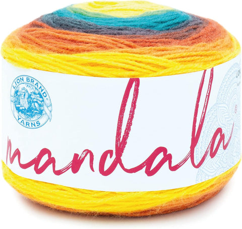(1 Skein) Lion Brand Yarn Mandala Yarn, Troll
