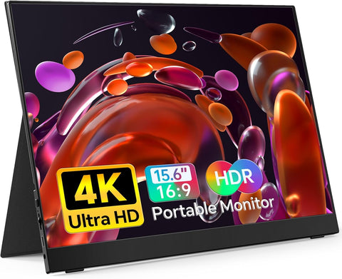 15.6inch Portable Monitor,1080P USB-C HDMI Second External Monitor for Laptop,PC,Mac Phone,PS,Xbox,Swich,IPS Ultra-Thin Zero Frame Gaming Display/Premium Smart Cover