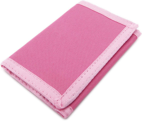 AI-DEE RFID Trifold Canvas Outdoor Sports Wallet for Kids - Front Pocket Wallet with Magic Sticker