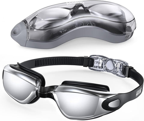 Aegend Swim Goggles, Swimming Goggles No Leaking Full Protection Adult Men Women Youth
