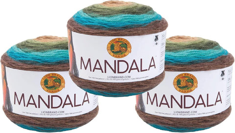 (1 Skein) Lion Brand Yarn Mandala Yarn, Troll