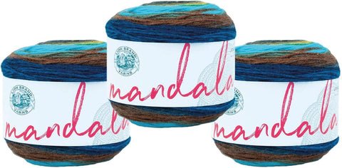 (1 Skein) Lion Brand Yarn Mandala Yarn, Troll