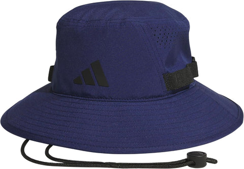 adidas Men's Victory Bucket Hat outdoors and sideline wide brim style for sun protection
