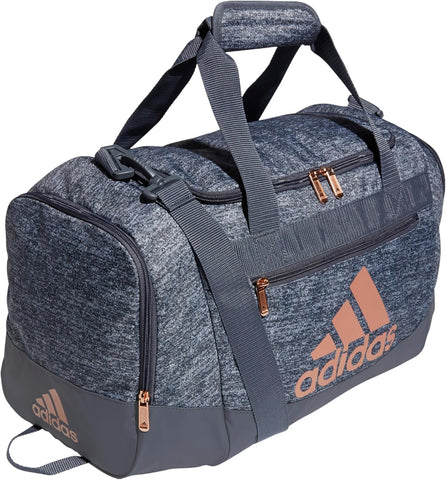 adidas Unisex Defender 4.0 Gym Duffel Bag for Men and Women, Black/White, Medium (66L)