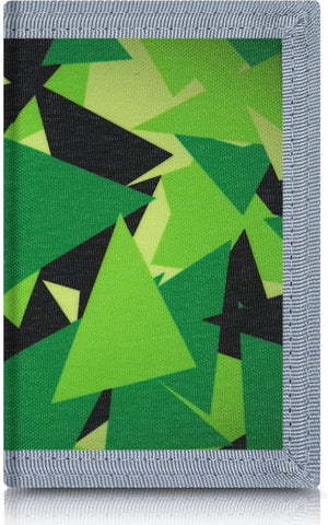 AI-DEE RFID Trifold Canvas Outdoor Sports Wallet for Kids - Front Pocket Wallet with Magic Sticker