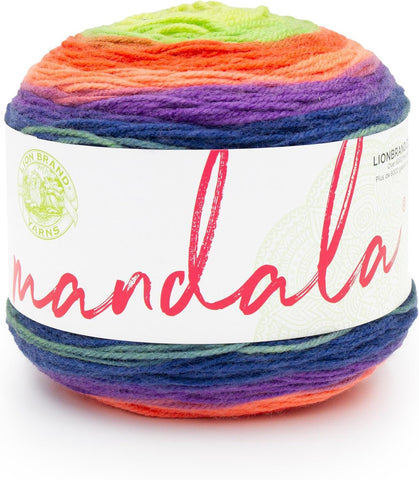 (1 Skein) Lion Brand Yarn Mandala Yarn, Troll