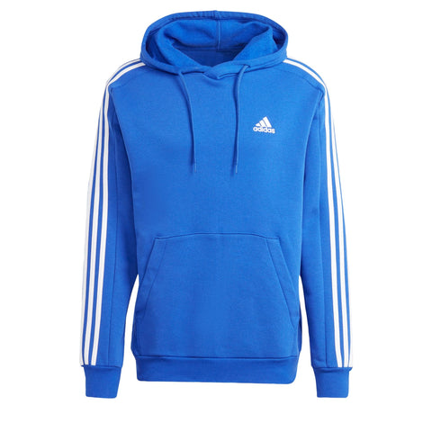 adidas Men's Essentials Fleece 3-stripes Hoodie, Semi Lucid Blue, XX-Small