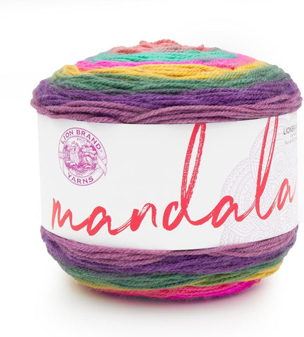 (1 Skein) Lion Brand Yarn Mandala Yarn, Troll