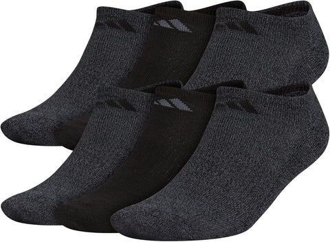 adidas Calcetines deportivos acolchados para hombre, paquete de 6, no visibles, para hombre