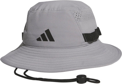 adidas Men's Victory Bucket Hat outdoors and sideline wide brim style for sun protection