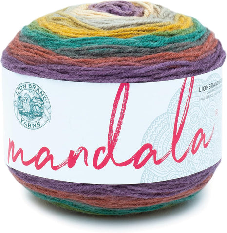 (1 Skein) Lion Brand Yarn Mandala Yarn, Troll