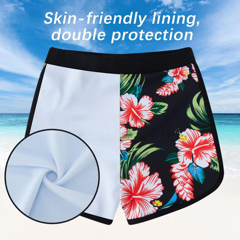 ADUKIDE Traje de baño de 2 piezas para niñas, con protección solar UPF 50+, traje de baño de playa de verano, talla 7-16T