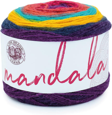(1 Skein) Lion Brand Yarn Mandala Yarn, Troll
