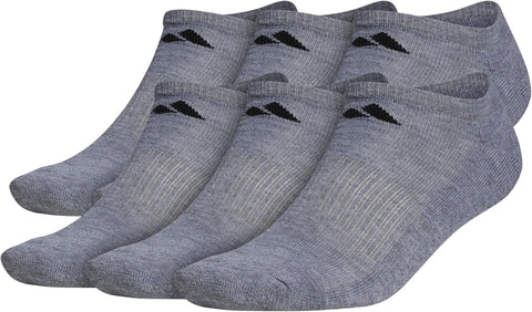 adidas Calcetines deportivos acolchados para hombre, paquete de 6, no visibles, para hombre