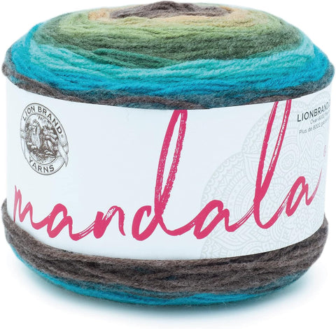 (1 Skein) Lion Brand Yarn Mandala Yarn, Troll