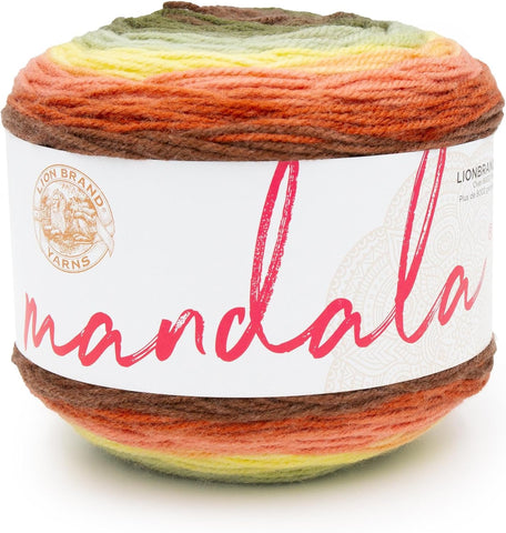 (1 Skein) Lion Brand Yarn Mandala Yarn, Troll