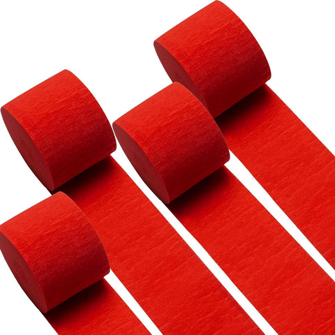 8 Crepe Paper Streamers Rolls, 656ft Pack of Unique 8 Rainbow Streamers Party Decorations, Birthday Streamers, Party Streamers for Wedding Decoration (1.8 inch x 82 ft/Roll)