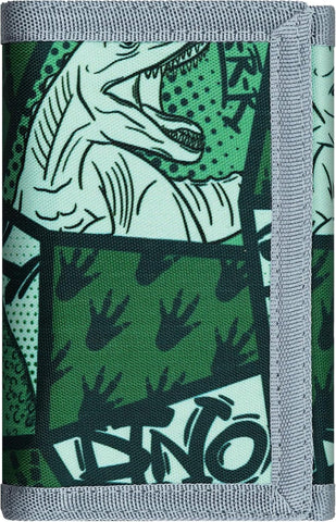 AI-DEE RFID Trifold Canvas Outdoor Sports Wallet for Kids - Front Pocket Wallet with Magic Sticker