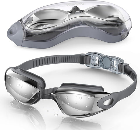 Aegend Swim Goggles, Swimming Goggles No Leaking Full Protection Adult Men Women Youth
