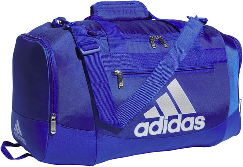 adidas Unisex Defender 4.0 Gym Duffel Bag for Men and Women, Black/White, Medium (66L)