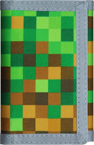 AI-DEE RFID Trifold Canvas Outdoor Sports Wallet for Kids - Front Pocket Wallet with Magic Sticker