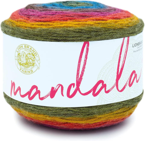 (1 Skein) Lion Brand Yarn Mandala Yarn, Troll