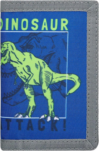 AI-DEE RFID Trifold Canvas Outdoor Sports Wallet for Kids - Front Pocket Wallet with Magic Sticker