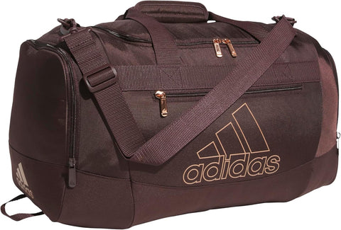 adidas Unisex Defender 4.0 Gym Duffel Bag for Men and Women, Black/White, Medium (66L)