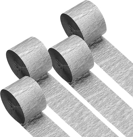 8 Crepe Paper Streamers Rolls, 656ft Pack of Unique 8 Rainbow Streamers Party Decorations, Birthday Streamers, Party Streamers for Wedding Decoration (1.8 inch x 82 ft/Roll)